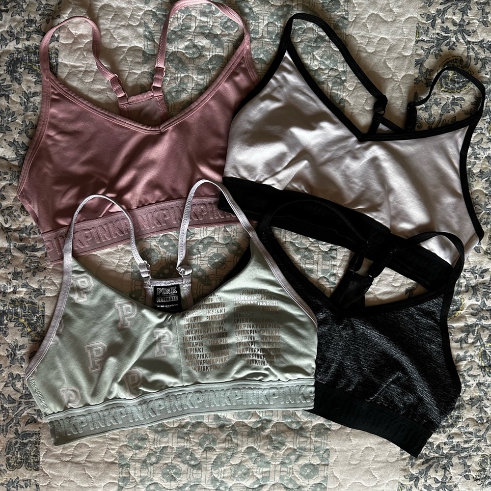 PINK sports bras. Side M